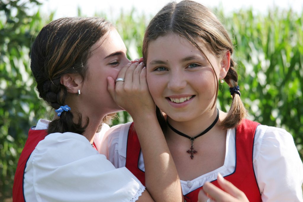 Zwei Freundinnen Beste Freundinnen Teenager Romantik