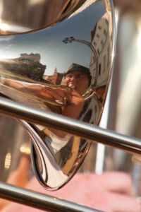 Schwermetall Blasmusik Musikinstrumente Blechbläser Holzbläser Brassband