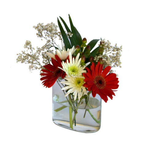 Serien Blumenvasengestaltung im Jahreswechsel