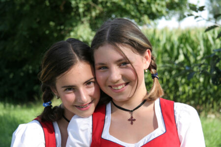 Zwei Freundinnen Beste Freundinnen Teenager Romantik